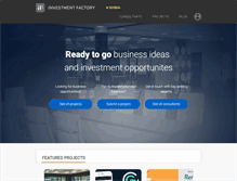 Tablet Screenshot of investmentfactory.com